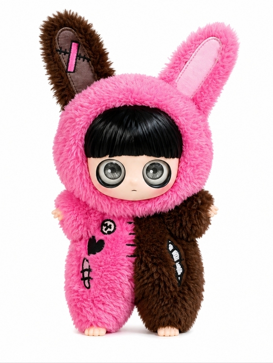 KEY Daydream Accessories - KIKI x Key Daydream Night Elves Plush Series - NIB - Afterimage rabbit trace